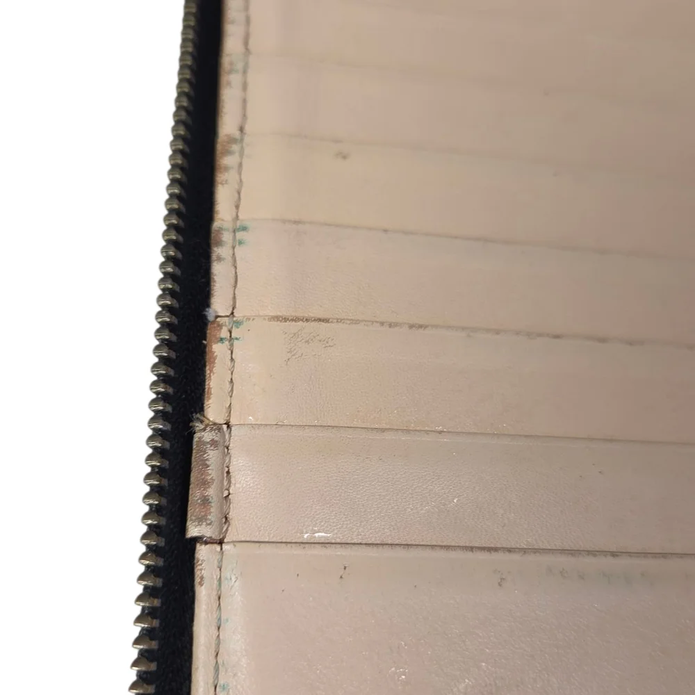 Kate Spade XL Black Textured Leather Wallet